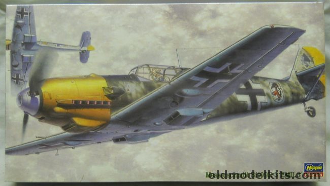 Hasegawa 1/48 Messerschmitt Bf-109 E-3 Emil 3, JT8 plastic model kit